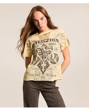 Affliction Pictoral T-Shirt - Natural