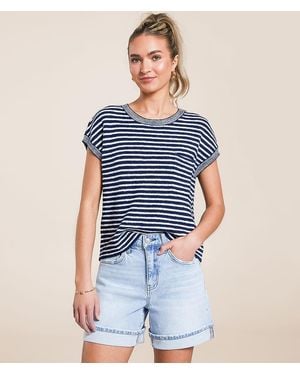 The Workshop Striped Sweater - Blue