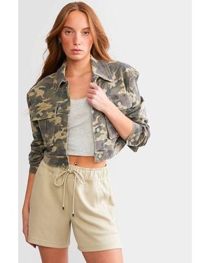 Hidden Jeans Camo Denim Jacket - Natural