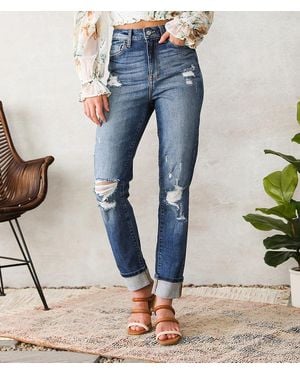 Willow & Root The Mom Jean - Blue