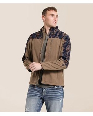 Hooey Jackson Softshell Aztec Jacket - Blue