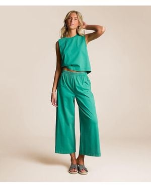 Z Supply Scout Jersey Flare Stretch Pant - Green
