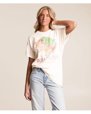 Merch Traffic Floyd Animals Oversized Band T-Shirt - White
