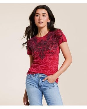 Affliction Ayala T-Shirt - Red