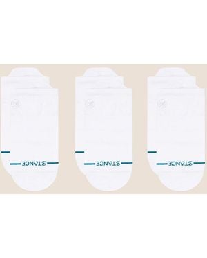Stance 3 Pack Icon Socks - White