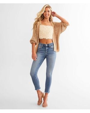 Flying Monkey Mid-Rise Ankle Skinny Stretch Jean - Blue