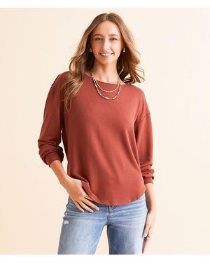 Daytrip Macrame Top - Red