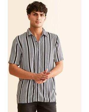 Nova Industries Striped Shirt - Brown