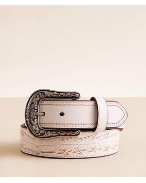 Ariat Casanova Leather Belt - Natural