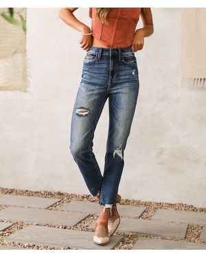 Willow & Root The Mom Jean - Blue