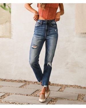 Willow & Root The Mom Jean - Blue