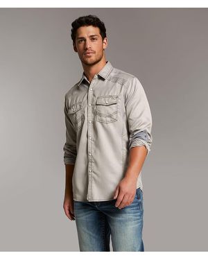 BKE Embroidered Athletic Shirt - Gray