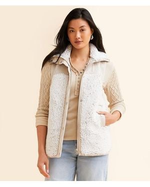 BKE Sherpa Vest - Natural