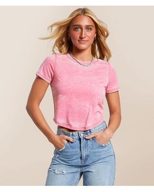 FITZ + EDDI Burnout T-Shirt - Pink