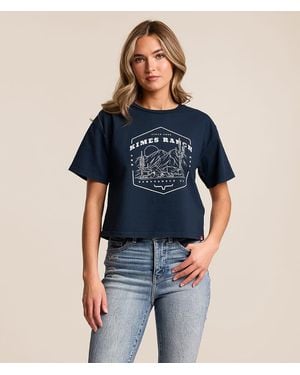 Kimes Ranch See For Miles T-Shirt - Blue