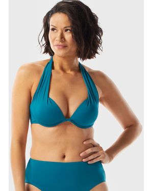 Coco Reef Cameo Underwire Swim Top - Blue