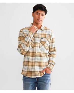 Brixton Bowery Flannel Shirt - White