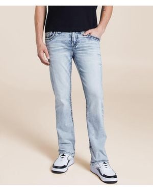 Rock Revival Shane Straight Stretch Jean - Blue