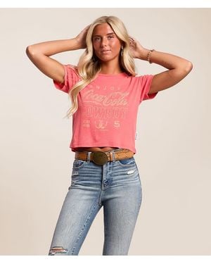 The Laundry Room Enjoy Coca-Cola Cowboy T-Shirt - Orange