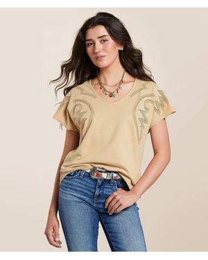 Blue B Western Stitch Top - Blue