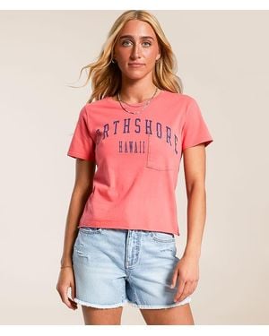 FITZ + EDDI North Shore Hawaii T-Shirt - Red