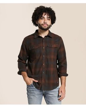 Fox Survivalist Core Flannel Shirt - Black