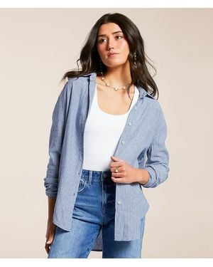 Z Supply Melody Striped Shirt - Blue