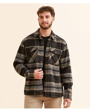 Brixton Seldon Soft Brushed Flannel Shirt - Brown