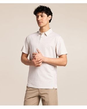 J.B. Holt Geo Performance Polo - Natural