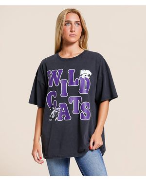 Gameday Social K-State Wildcats Oversized T-Shirt - Blue