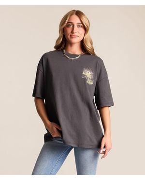 Billabong Sun Chasing Oversized T-Shirt - Gray