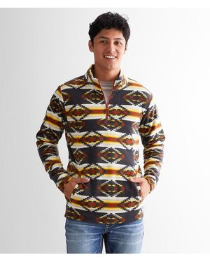 Departwest Aztec Print Pullover - Metallic