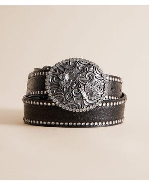 Sterling & Stitch Floral Glitz Western Belt - Multicolor