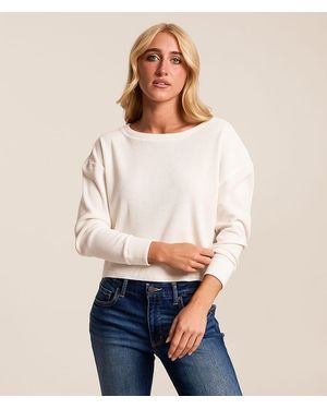 FITZ + EDDI Brushed Knit Thermal - White