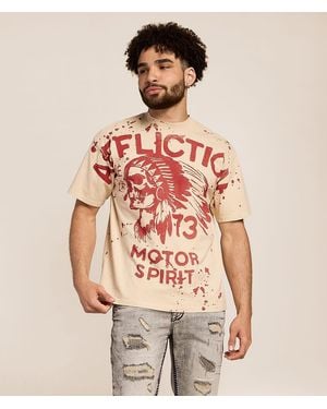Affliction No Luck Chiefs T-Shirt - Red