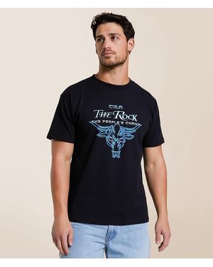 CVLA The Rock The Peoples Champ T-Shirt - Black