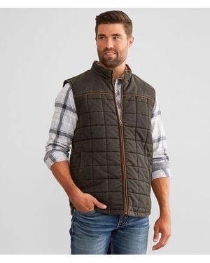 BKE Antique Puffer Vest - Gray