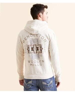 Pendleton Harding Star Hooded Sweatshirt - Natural