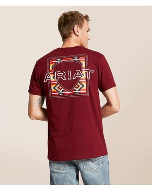Ariat Aztec Outline T-Shirt - Red