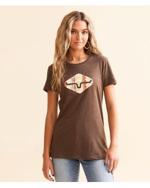 Kimes Ranch Diamond Sirocco T-Shirt - Brown