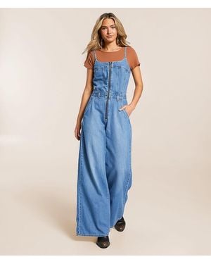 Levi's Bustier Denim Jumpsuit - Blue