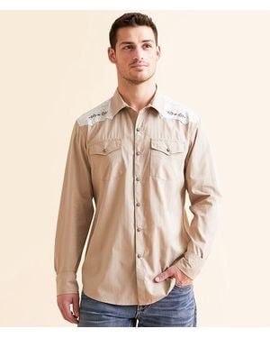 Gentry County Embroidered Athletic Shirt - Natural