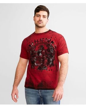 Affliction Vintage Warfare T-Shirt - Red