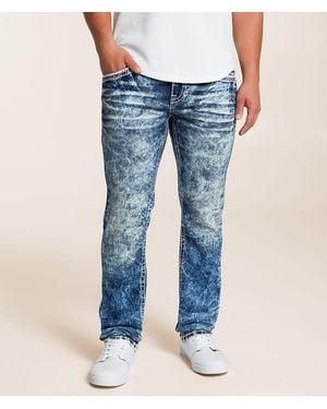 Rock Revival Jim Straight Stretch Jean - Blue
