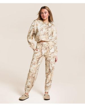 Gilded Intent Camo Jogger - Natural