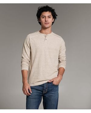 BKE Textured Henley - Gray