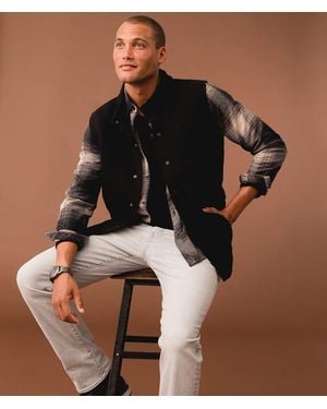 Outpost Makers Textured Knit Vest - Brown