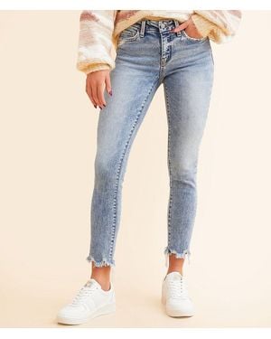 Flying Monkey Mid-Rise Ankle Skinny Stretch Jean - Blue