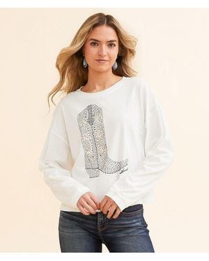 Ariat Meant For Walking Cropped T-Shirt - White