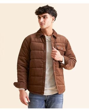 Brixton Cass Puffer Jacket - Brown
